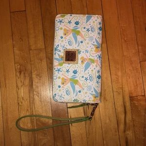 Dooney and Bourke tinker bell clutch/wristlet